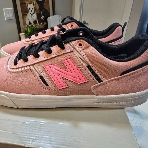 New Balance # Numeric "306" Sneakers Pink/Black Jamie Foy Skating Shoes SZ 12 - Picture 1 of 15